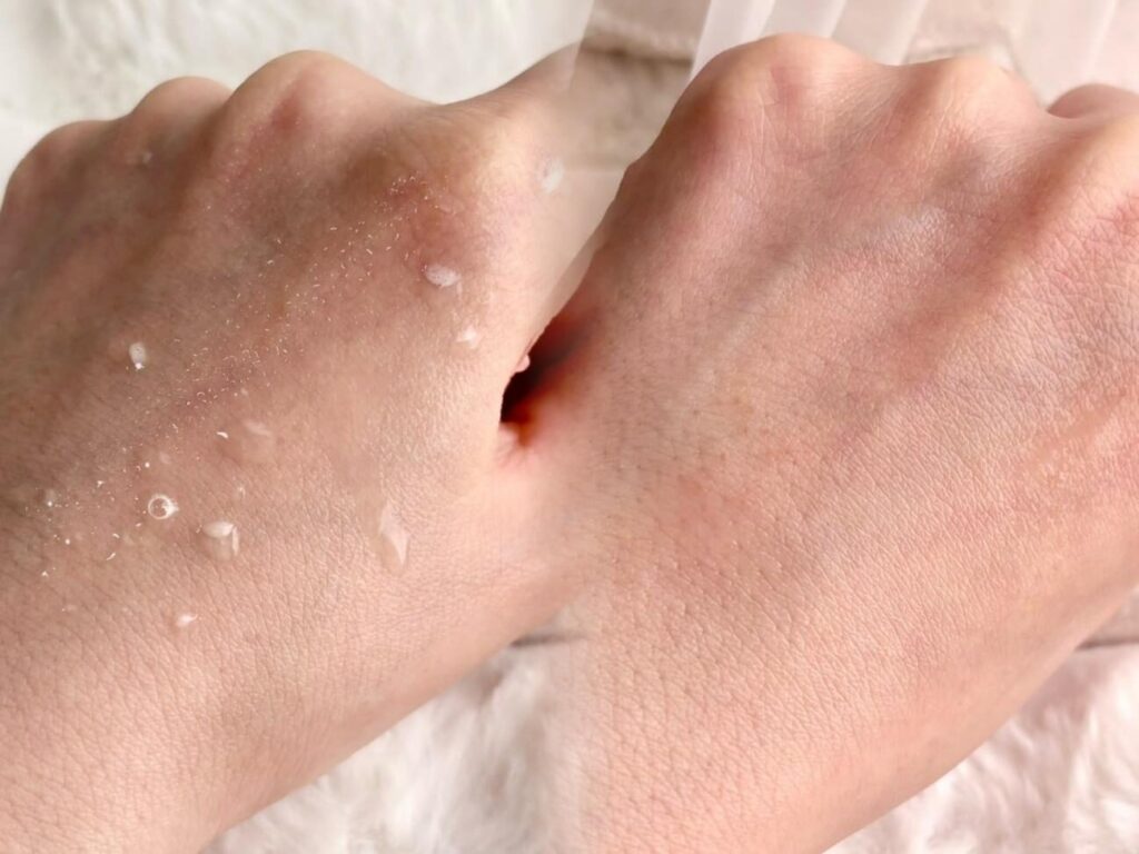 乾燥さん 水分力バリアミストのテクスチャ