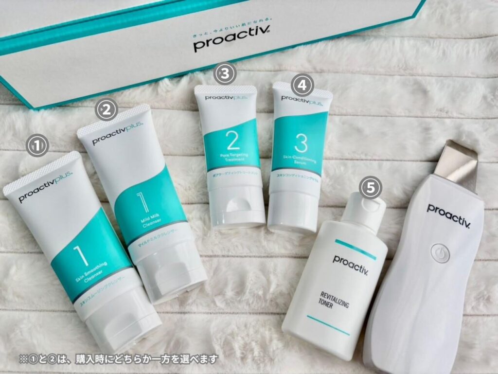 プロアクティブ シンプルケアセットの内容品