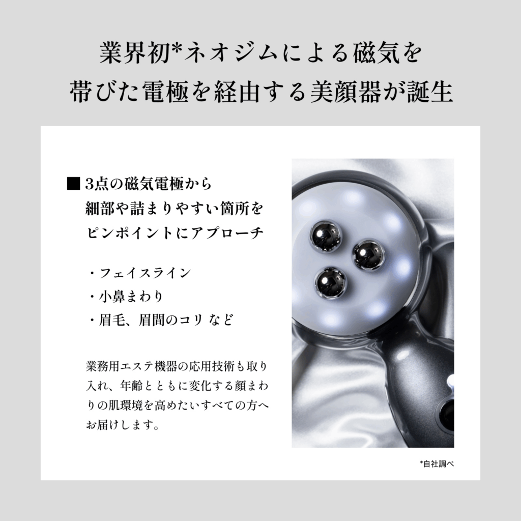 美顔器「エネボール」の特徴