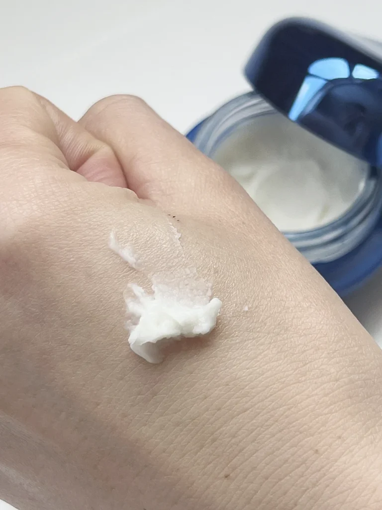 OBKセラムシールドの使用量目安（パール粒大）