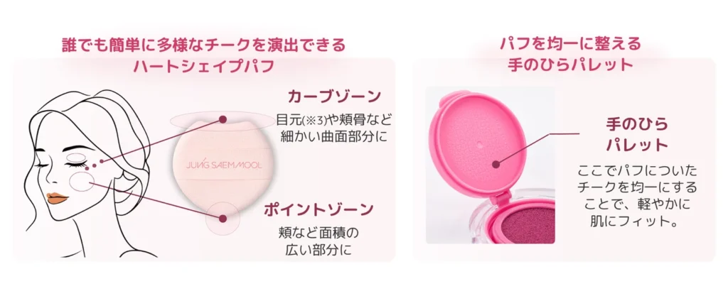 アーティスト クッション ブラッシュの使い方