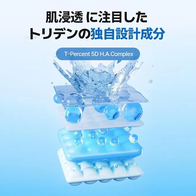 トリデン ダイブインシリーズの独自設計成分のイメージ
